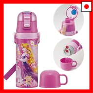 [Direct from JAPAN]Skater Lightweight Stainless Steel 2-Way Water Bottle, 430ml, Disney Tangled (Rap