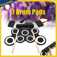 Electronic drum pad Electronic drum set Small size USB roll up silicone drum pad Foldable electronic