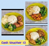 [Mixed Veg Rice (Berjaya Eating House)] $3 Store Voucher [Redeem In Store / Takeaway]