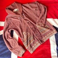 民族 外套 針織 knitwear outfits 民族風 圖案 山系 文青 外套 服裝 cardigan knit stockinet woolwork coat [Titicaca IceFire