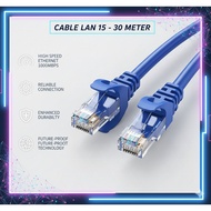 RUIX Ethernet LAN Cable RJ45 CAT6 Patch Cord 15/20/25/30M Fast Internet for Network Cable