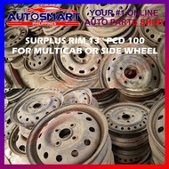 Assorted Rim 13 PCD 100 For Multicab, Spare Tire, SideWheel, Garong Japan Surplus