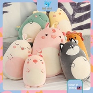 🐳Soft Unicorn Dinosaur Stuffed Dolls Bear Chick Rabbit Penguin Plush Toys Animal Doll Cotton(45,60,8