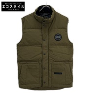 加拿大鵝軍綠色 4154MB Freestyle 羽絨背心，S 碼 [二手]