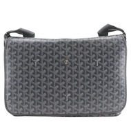 二手GOYARD Capecian MM 單肩包，CAPETIMMLTY51CG51P，法國製造，灰色，斜挎包/單肩包，A4 尺寸，皮帶扣，男女通用