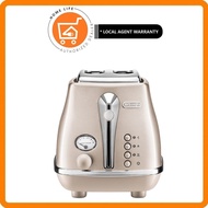 Delonghi CTOT2003 Icona Metallics Mesmerising 2 Slice Toaster