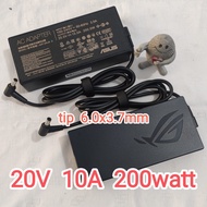 Original ASUS TUF Gaming ROG Zephyrus TUF STRAX 20V 10A Charger Adapter /200watt (6.0x3.7)