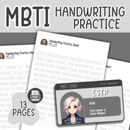 (PDF) handwriting practice book latihan tulisan cantik (mbti - estp)