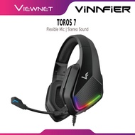 VINNFIER TOROS 7 FON KEPALA HEADPHONE WIRED GAMING HEADPHONE OVEREAR 3.5MM / HEADPHONE PRO LEVEL PER