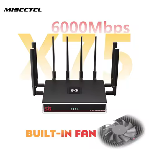 ZXY Hot Sale America MISECTEL M60K63 Ultra SDX75 5G Wifi6 AX6000 Router With Dual Sim Card Slot Cool