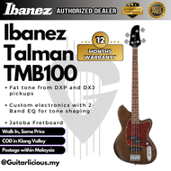 Ibanez TMB100 Talman Electric Bass Guitar (4 String), Walnut Flat (TMB100-WNF) Electric Bass Guitar Package Comes with cable bass guitar set beginner bass guitar package with 15watt Bass amplifier speaker 4 tali bass gitar
