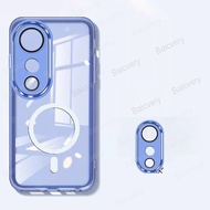 Casing For VIVO V40 5G V2348 Fashion Camera Protect Colorful TPU Cover Magnetic Wireless Charging St