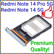 (4 Colors) NEW ORI Dual SIM Card Tray Slot Holder for XIAOMI Redmi Note 14 Pro+ 5G /14 Pro /14 4G (O