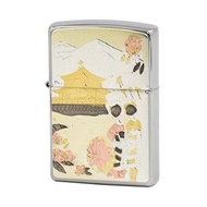 【ZIPPO官方旗艦店】 日本傳統風格-鹿苑寺防風打火機 ZA-5-123
