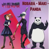 7/3 Collectibles Anime JJK Nobara Maki Panda Jujutsu Kaisen | Brooch Keychain Lottery Work