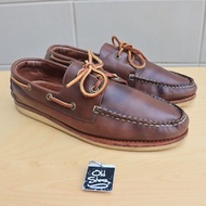 9Us 27Cm Unbrand Brown boat Shoes Pre-owned Authentic