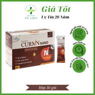 (CHÍNH HÃNG) CURMIN NANO Bình Vị Gel Giảm Ợ Chua Đau Rát Thượng Vị Trào Ngược Dạ Dày - Hộp 30 gói