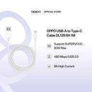 OPPO USB-A to Type-C Cable DL129 8A 1M | SUPERVOOC | Fast Charging