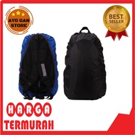 Rain Cover Waterproof Rainproof Backpack 35L - Black
