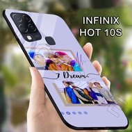 Softcase Glass Infinix Hot 10S | Case HP Infinix Hot 10S | Case Infinix | Kesing HP Infinix Hot 10S 