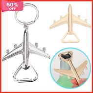 Aircraft Bottle Opener Keychain Vintage Zinc Alloy Airplane Key Ring Bar Beer Bottle Opener