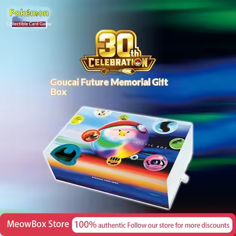 100% Genuine Pokemon Ptcg Japanese Version 30th Anniversary Celebration Pikachu Gift Box M6a 30th An