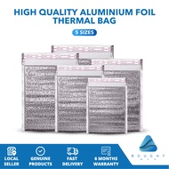 Thermal Bag for Food Delivery | Aluminium Foil Cooler Bag | Insulated Picnic Foam Box | Self-Seal Bu