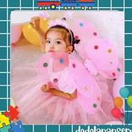 Children's Butterfly Fairy Wings Costume Fairy Wand Costume Angel Butterfly Wings Headband