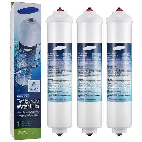 Inline Water Filter Replacement for GE GXRTQR, GXRTDQ, 4378411RB, Samsung HAFEX/EXP, DA29-10105J, Wh
