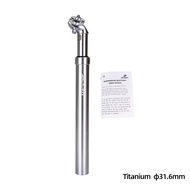 Ztto หลักอานจักรยาน อลูมิเนียม 27.2 31.6x350 มม. สีแดง สีดํา