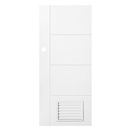 ส่งฟรี ประตูห้องน้ำ UPVC AZLE PZLS02 เกล็ด 70x200 ซม. สีขาว UPVC BATHROOM LOUVERED DOOR AZLE PZLS02 