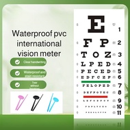 [Ideal For Home Use] Vision chart, myopia test, logarithmic wall chart, glasses/eye vision chart/eye