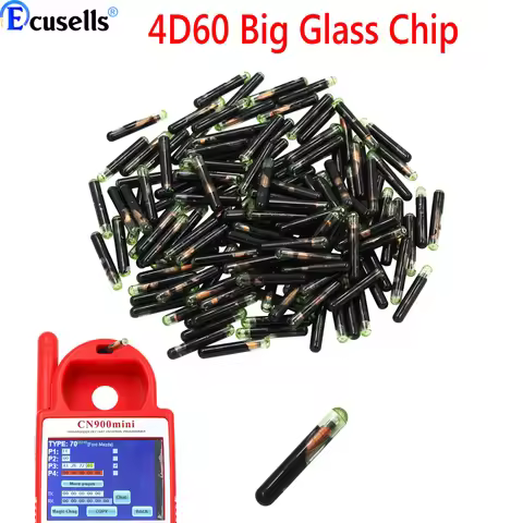 4D60 Big Glass Chip Car Key Chip For Ford 4D ID60 Glass Transponder Chip For Ford Connect Fiesta Foc