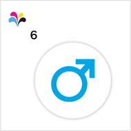 Gender sticker toilet label stickers female male symbol ladies men simbol jantina tandas perempuan l