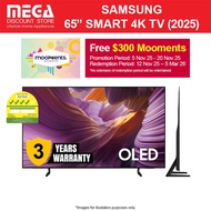 SAMSUNG QA65S85FAEXXS 65" OLED 4K S85F SMART TV | Free WMT + $300 Mooments Redeem Samsung by 5 Mar 2