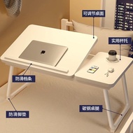 Foldable Bed Desk For Dormitory Student Bedroom Lazy Laptop Study Table Portable Fold Up B