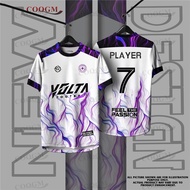 【Available】Purple Classic Futsal Football Baju Jersey Custom Name Volta Jersey