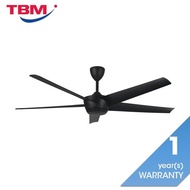 Alkova AMAZE-5B/66 MATT BLACK 66" Ceiling Fan 5 Blades Matt Black