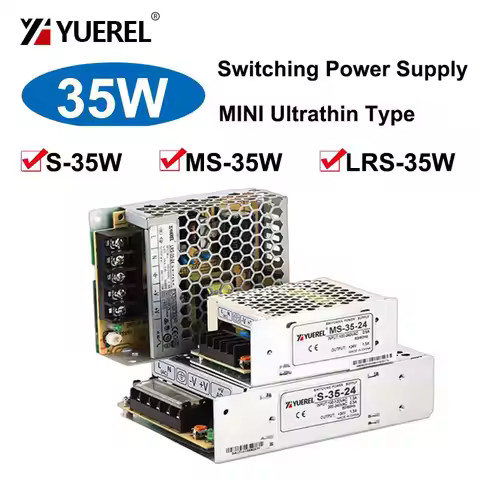 35W MINI Ultra-thin 5V 12V 15V 24V LRS MS S Series Single Output DC Switching Power Supply