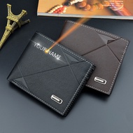 【CC】 Short Men Wallets Clutch Card Holder Coin Mens Print Wallet New Fashion Brand Photo Small Male Purses