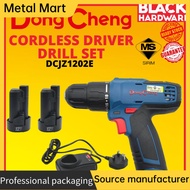 Metal Mart BLACK HARDWARE Dongcheng Battery Cordless Driver Mesin Drill Tebuk Lubang langsir Tanah B