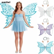 SMILE Fairy Angel Wing Costume, Fairy Wings Angel Wings Butterfly Photography Props, Dress Up Cospla