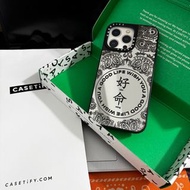 二手 iPhone15 PRO MAX｜ 祝您好命 x CASETiFY 周湯豪 I wish you a good life 黑邊框 鏡面  手機殼