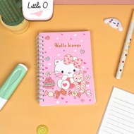 A6 Notebook Small Sanrio Friends Ring Notebook Journal Notebook Buku Tulis Mini Binder Diary