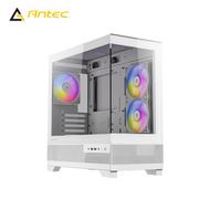 Antec 安鈦克 CX500M ARGB 白 全景玻璃機殼 (M-ATX/Type-C/內建風扇側2後1/無A柱/顯卡415mm/塔散165mm)