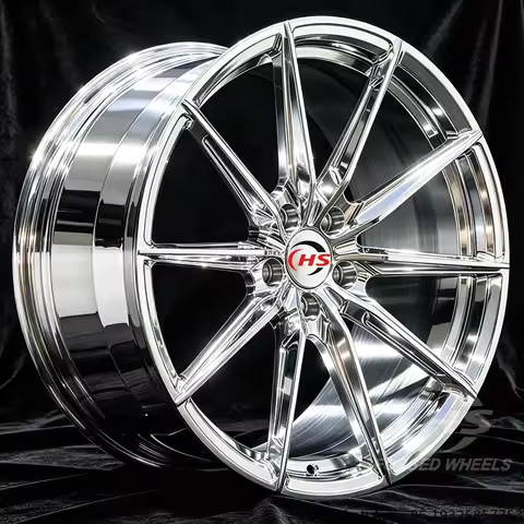 Chrome Deep Concave Forged Wheels Custom 17-24Inch 5x112 5x120 Rims for G80 M3 M4 A4 A6 Model 3 Y