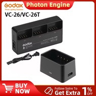 Godox original vc26 USB charger/VC-26T ac multi charger for V1 v860iii v850iii flash Speedlite vb26 