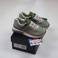 574 legacy x stone Island Herbal Green Shoes