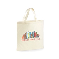 Bag Full of Books Tote Bag Shopper Reusable 45RH