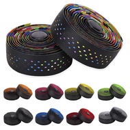 Handlebar Tape Road Bike Tape for Fixie Gear Strap PU EVA Wrap Perforated Cycling Accessories